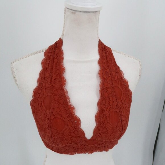 Intimately Free People Lace Halter Bra Size Small - Picture 1 of 9